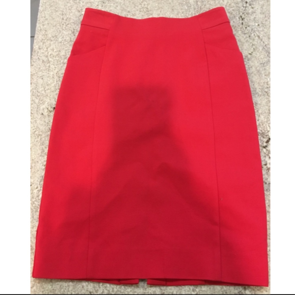 H&M Red Pencil Skirt